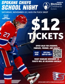 Spokane Chiefs Hockey Night
